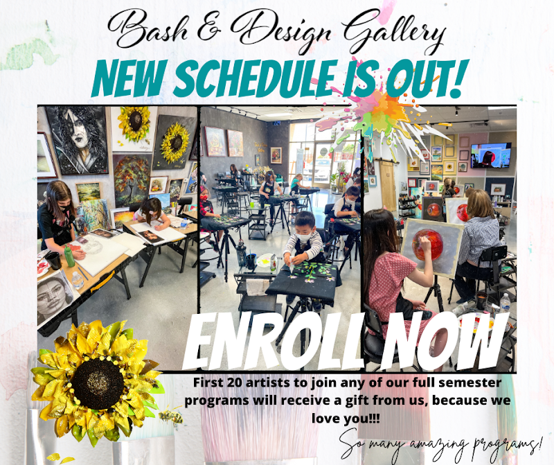 Art Classes by Bash and Design Gallery
